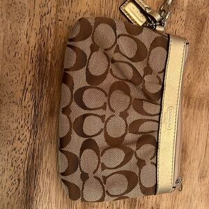 Coach mini wristlet